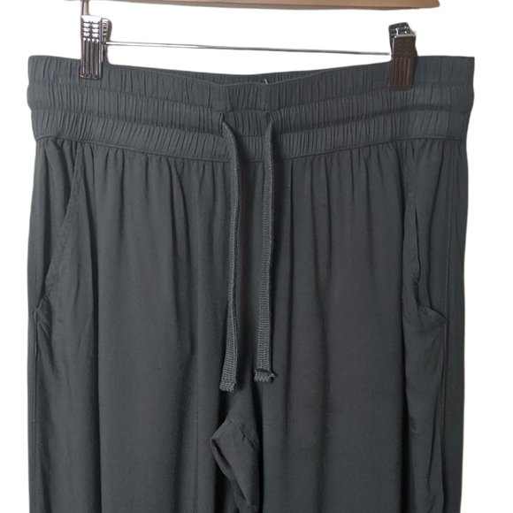 Aritzia Sunday Best Grenville Lightweight Joggers Small Green Rayon Twill Pants - Picture 5 of 6